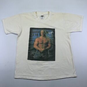 Vintage WWF Stone Cold Steve Austin Austin 3:16 Wrestling T Shirt Mens L